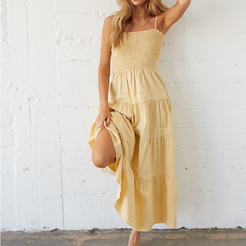 Sandra Striped Maxi Dress